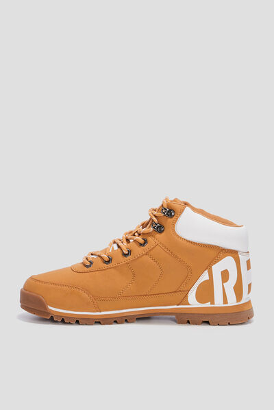 Bottines plates Creeks jaune homme