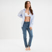 Soutien-gorge push-up microfibre blanc femme
