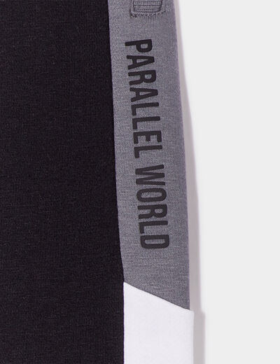 Pantalon de jogging regular noir gar&ccedil;on