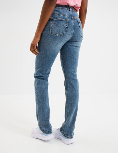 Jeans regular 5 poches coton Creeks denim stone femme