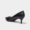 Escarpins &agrave; bouts pointus noir femme