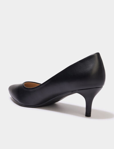 Escarpins &agrave; bouts pointus noir femme