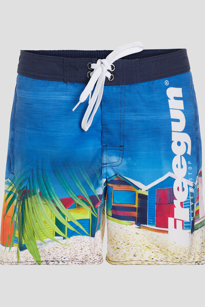 Short de bain Freegun multicolore homme