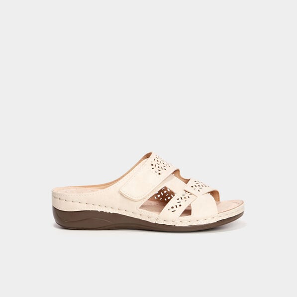 sandales perforations confortissimo blanc femme Sandales perforations Confortissimo blanc femme