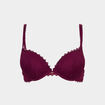 Soutien-gorge push up dentelle rouge femme