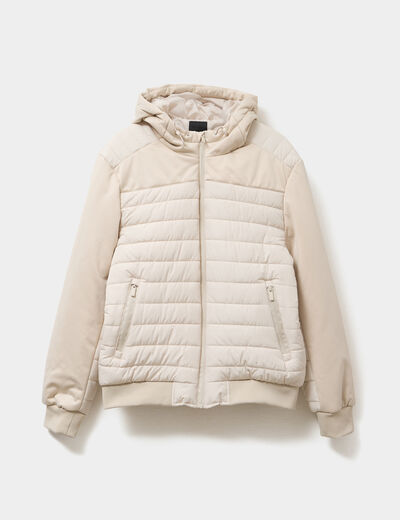 Veste à capuche Liberto gris homme