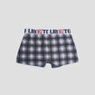 Lot 3 boxers Liberto gris homme