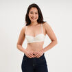 Soutien-gorge balconnet micro dentelle blanc femme