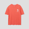 T-shirt oversize manches courtes Creeks orange foncé homme