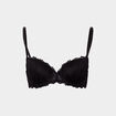 Soutien-gorge emboîtant paddé dentelle noir femme