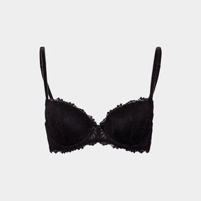 Soutien-gorge emboîtant paddé dentelle noir femme