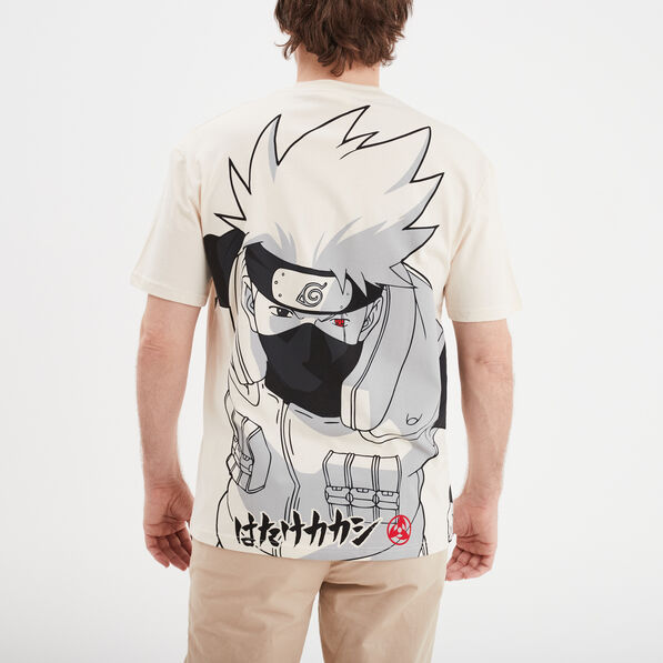 T-shirt manches courtes Naruto Kakashi sable homme