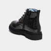 Boots &agrave; paillettes Stitch noir fille