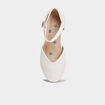 Babies c&eacute;r&eacute;monie &agrave; talons paillettes blanc fille