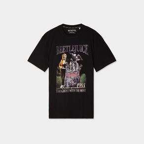 T-shirt manches courtes Beetlejuice noir homme