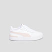 Tennis basses à lacets en cuir Puma blanc fille