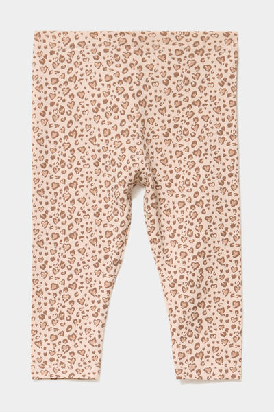 Legging coton majoritaire creme b&eacute;b&eacute; fille
