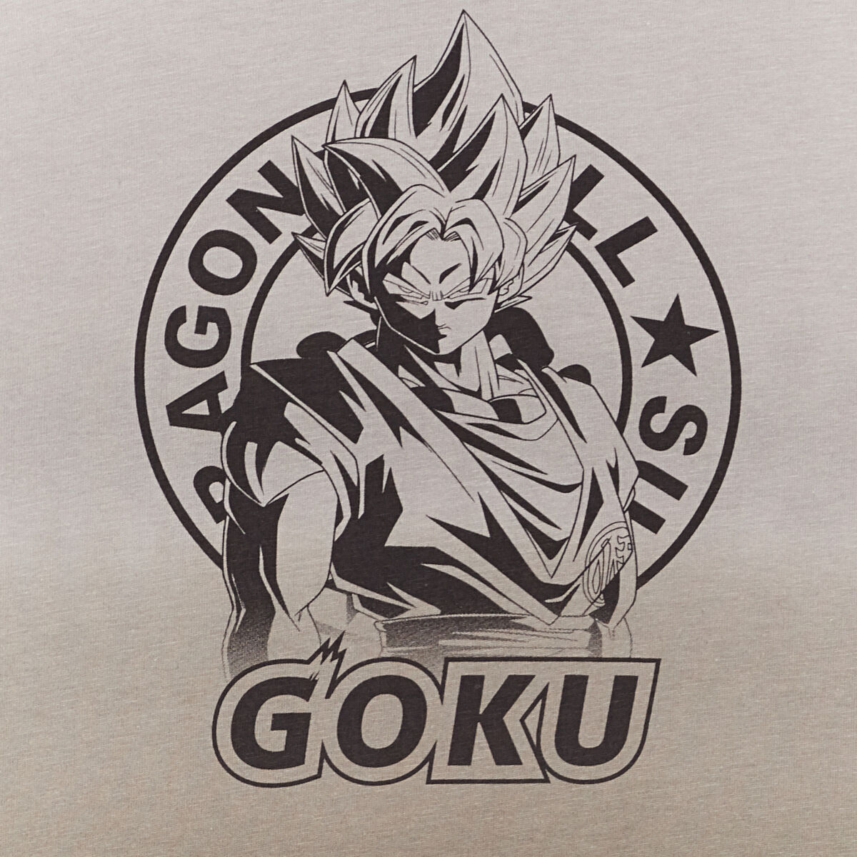 T-shirt coton Dragon Ball Super vert kaki garçon