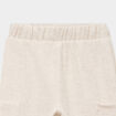 Pantalon maille 2 poches beige b&eacute;b&eacute; gar&ccedil;on
