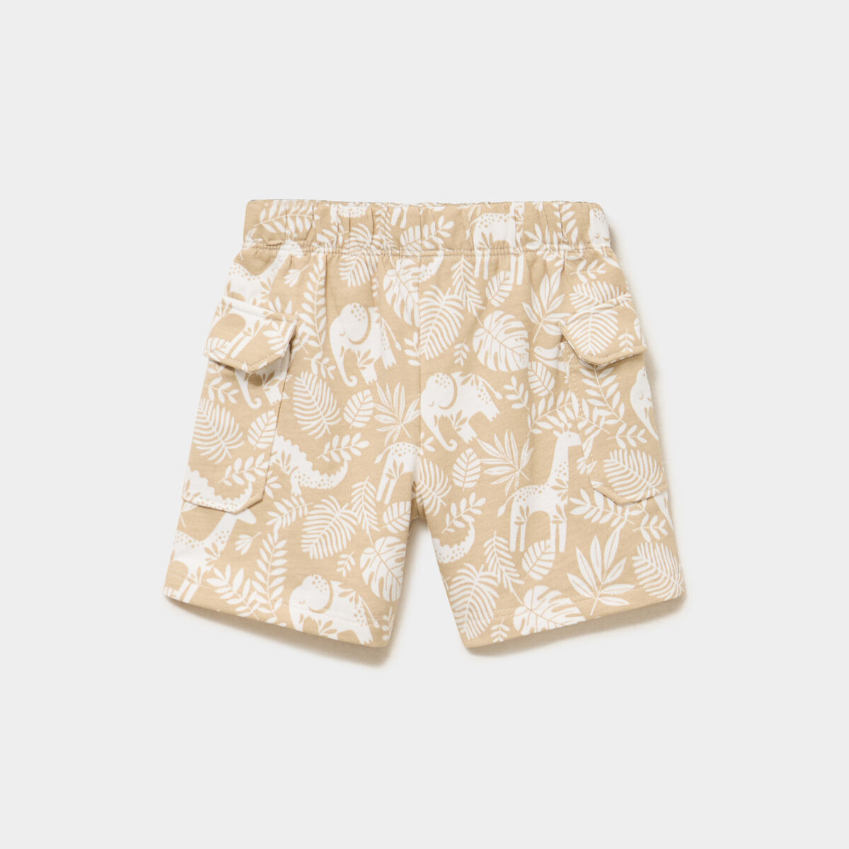 Short poches avec rabat beige b&eacute;b&eacute; gar&ccedil;on
