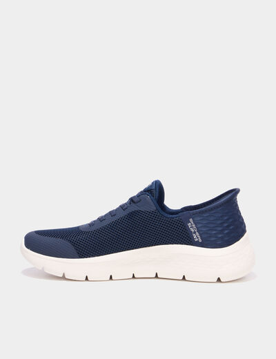 Baskets running Slip Ins GO WALK FLEX bleu marine femme
