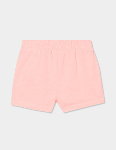 Lot 2 shorts taille élastiquée blanc bébé fille