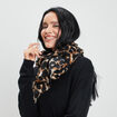 Foulard marron femme