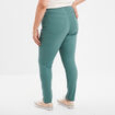 Jegging taille élastiquée grande taille vert foncé femme grande taille