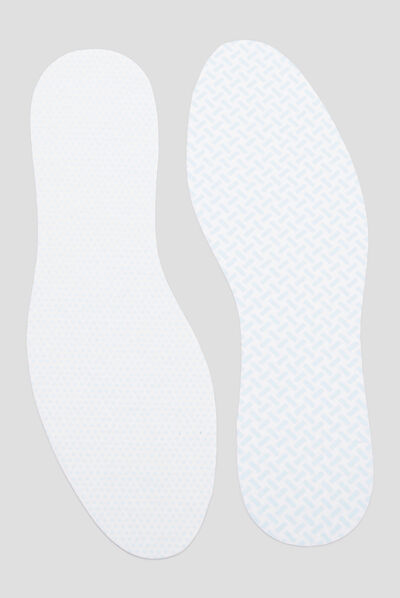 Lot 6 paires semelles ultra fines Tawata blanc femme