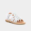 Sandales avec brides bleu ciel fille