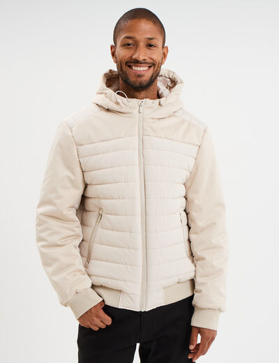 Veste à capuche Liberto gris homme