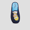 Chaussons mules Simpson bleu homme