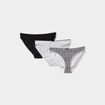 Lot 3 culottes coton noir femme