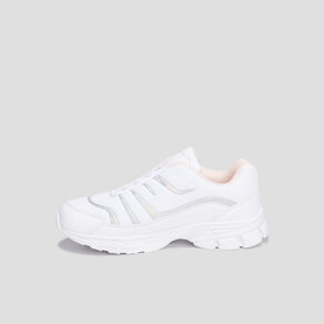 Baskets running Liberto blanc fille