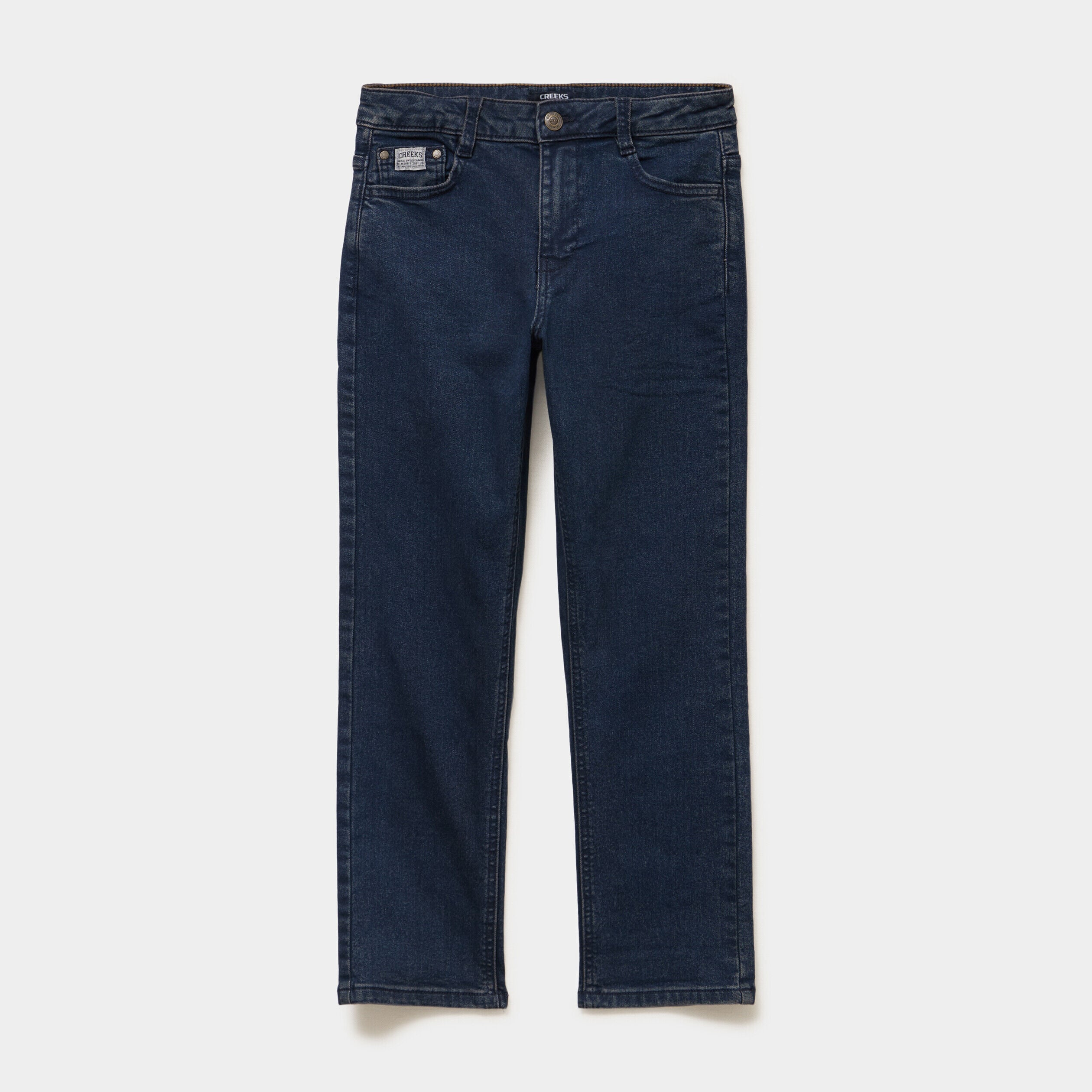 Jean regular chaud 5 poches bleu foncé garçon CREEKS
