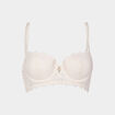 Soutien-gorge corbeille dentelle ivoire femme