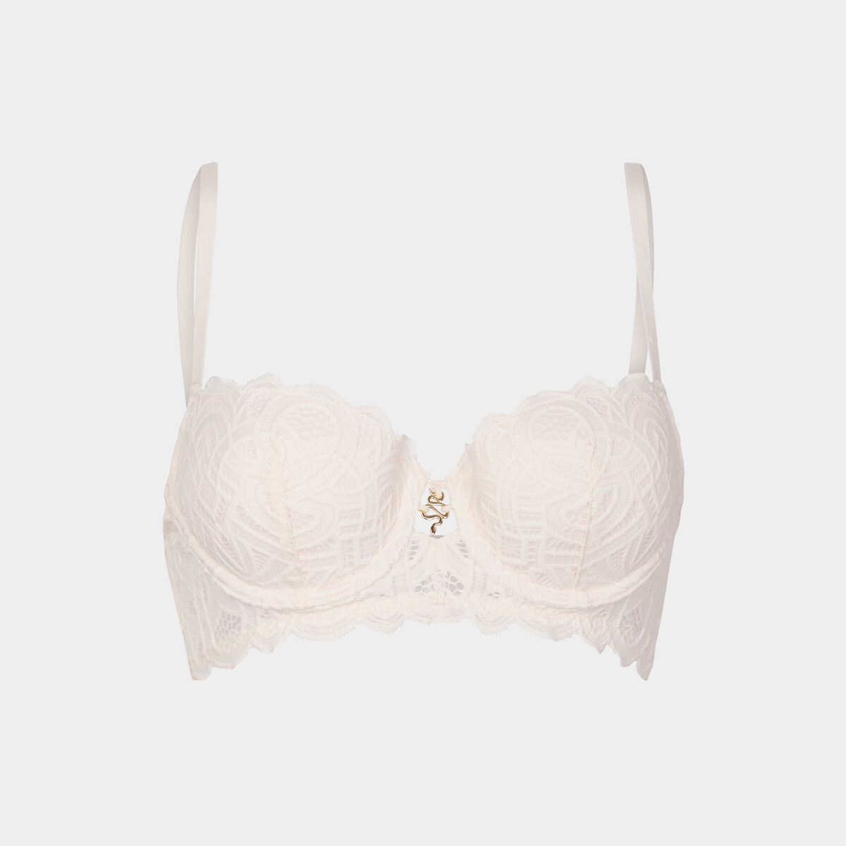 Soutien-gorge corbeille dentelle ivoire femme