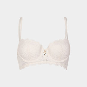 Soutien-gorge corbeille dentelle ivoire femme
