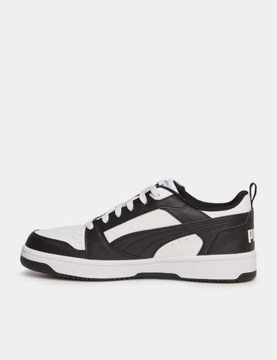 Tennis basses à lacets Puma Rebound noir garçon