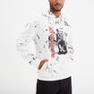 Sweat à capuche hoodie Iron Maiden blanc homme