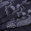 Foulard carr&eacute; bleu marine femme