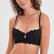 Soutien-gorge corbeille dentelle noir femme