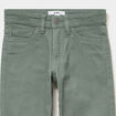 Pantalon slim coton majoritaire vert gar&ccedil;on