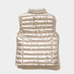 Doudoune l&eacute;g&egrave;re sans manches imperm&eacute;able couleur argent fille