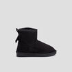 Bottines fourrées avec noeud noir fille