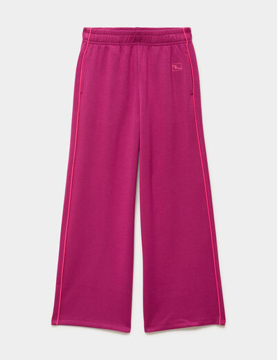 Pantalon de jogging effet stretch violet fille