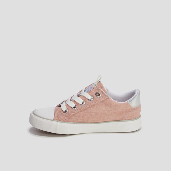 tennis a lacets lulu castagnette rose fille Tennis à lacets Lulu Castagnette rose fille