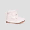 Bottines fourr&eacute;es &agrave; scratchs Trappeur rose b&eacute;b&eacute; fille
