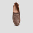 Loafers compensées marron femme