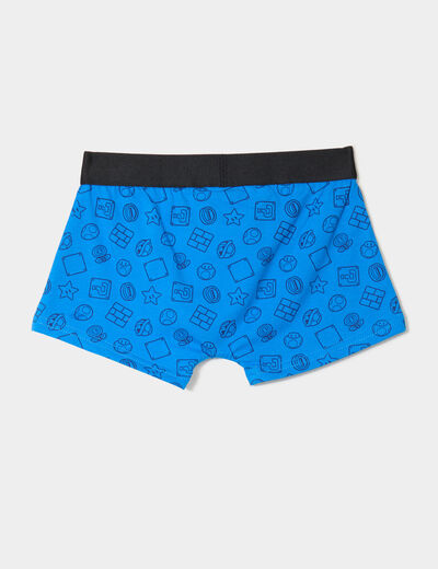 Lot 2 boxers coton Super Mario bleu garçon